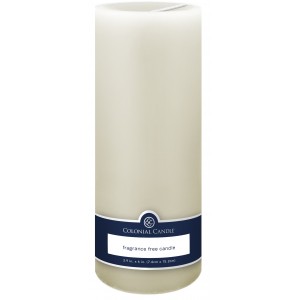 Colonial Candle Unscented Pillar Candle CCAN1592